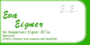 eva eigner business card